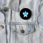 Transgender pride sterren ronde button 5,7 cm (In situ)
