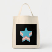 Transgender pride sterren tote bag (Voorkant)