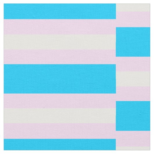 Transgender Pride Stof per Meter (Geruit) (Close Up)