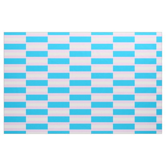 Transgender Pride Stof per Meter (Geruit) (Fat Quarter)