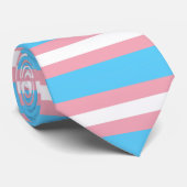 Transgender Pride Stropdas (Opgerold)