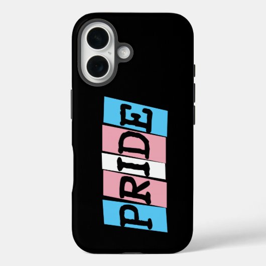Transgender Pride tekst Case-Mate iPhone Case (Achterkant)