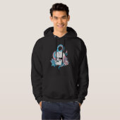 Transgender Pride Trans Flag Skull Snakes Roses Su Hoodie (Voorkant volledig)
