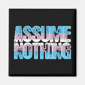 Transgender Pride veronderstelt niets Magneet (Voorkant)