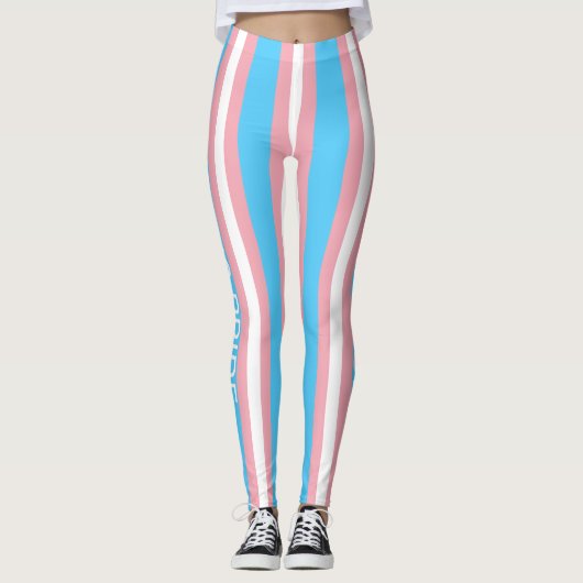 Transgender Pride viering Leggings (Voorkant)