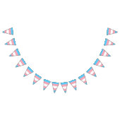 Transgender pride vlag banner (Alle)