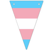 Transgender pride vlag banner (Tweede vlag)