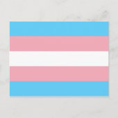 Transgender Pride vlag Briefkaart (Voorkant)