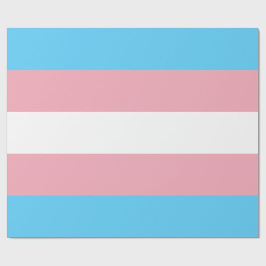 Transgender Pride vlag Cadeaupapier (Vlak)