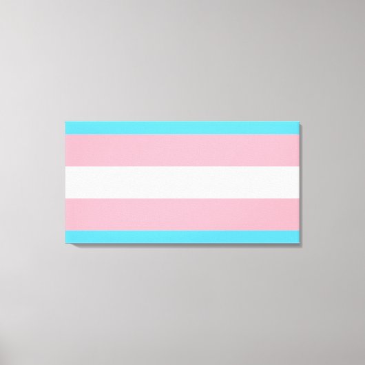 Transgender Pride-vlag Canvas Afdruk (Voorkant)