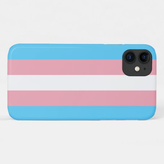 Transgender pride vlag Case-Mate iPhone case (Achterkant (horizontaal))