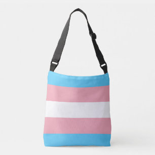 Transgender pride vlag crossbody tas