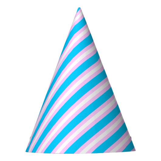 Transgender Pride-vlag Feesthoedjes (Voorkant)