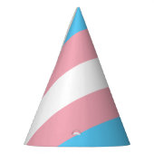 Transgender pride vlag feesthoedjes (Links)