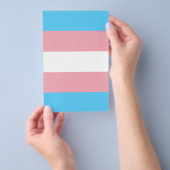 Transgender Pride-vlag Flyer (Hand)