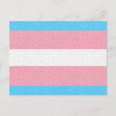 Transgender Pride vlag gekleurde achtergrond Briefkaart (Voorkant)