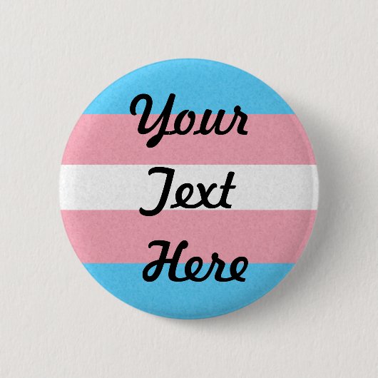 Transgender Pride vlag gekleurde achtergrond Ronde Button 5,7 Cm (Voorkant)