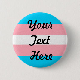 Transgender Pride vlag gekleurde achtergrond Ronde Button 5,7 Cm