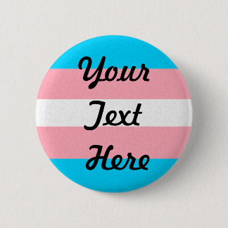 Transgender Pride vlag gekleurde achtergrond Ronde Button 5,7 Cm