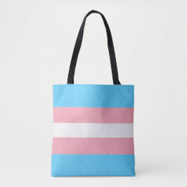 Transgender Pride vlag gekleurde achtergrond Tote Bag
