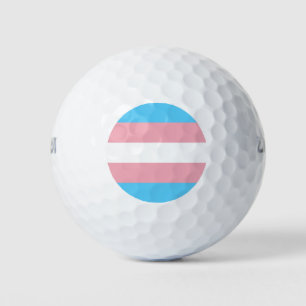 Transgender Pride vlag Golfballen