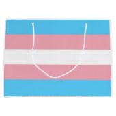 Transgender Pride vlag Groot Cadeauzakje (Voorkant)