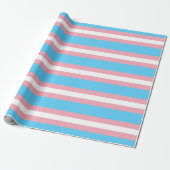Transgender Pride-vlag horizontaal Cadeaupapier (Uitgerold)