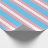 Transgender Pride-vlag horizontaal Cadeaupapier (Hoek)