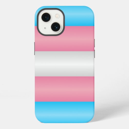 Transgender Pride-vlag iPhone Hoesje (Achterkant)
