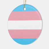 Transgender Pride vlag Keramisch Ornament (Links)
