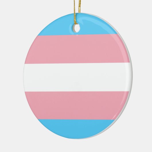 Transgender Pride vlag Keramisch Ornament (Links)