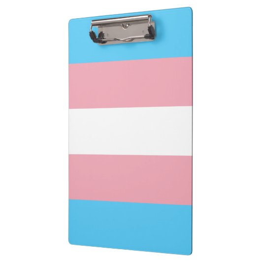 Transgender Pride-vlag Klembord (Links)