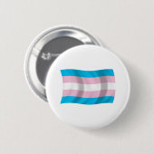 Transgender Pride-vlag knoopceldouche Ronde Button 5,7 Cm (Voorkant /achterkant)