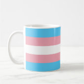 Transgender Pride-vlag Koffiemok (Links)