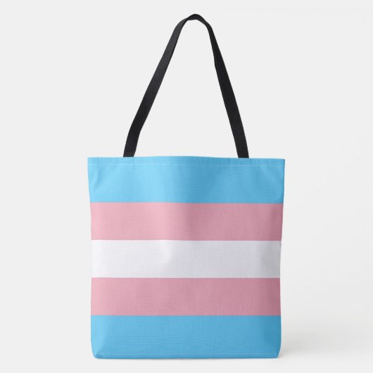 Transgender Pride Vlag LGBT All-Over-Print Tote Bag (Voorkant)