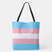 Transgender Pride Vlag LGBT All-Over-Print Tote Bag (Achterkant)