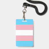 Transgender Pride-vlag - LGBT Regenboog Badge (Voorzijde met lanyard)