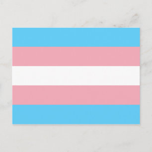 Transgender Pride-vlag - LGBT Regenboog Briefkaart