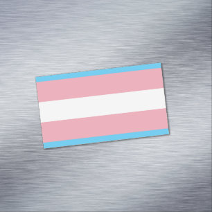 Transgender Pride-vlag - LGBT Regenboog Magnetisch Visitekaartje
