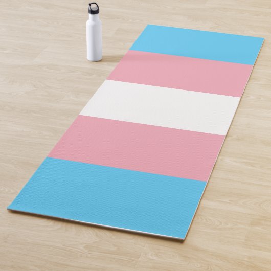 Transgender Pride Vlag LGBTQ Yogamat (In situ)