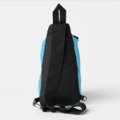 Transgender pride vlag met tekst sling bag (Achterkant)