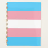 Transgender Pride Vlag modern Planner (Voorkant)