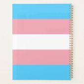 Transgender Pride Vlag modern Planner (Achterkant)