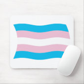 Transgender Pride-vlag muismat (Met muis)