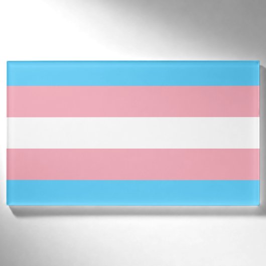 Transgender Pride-vlag Naambadge (Voorkant)