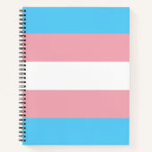 Transgender Pride vlag Notitieboek (Voorkant)