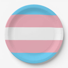 Transgender Pride vlag Papieren Bordje