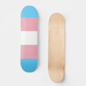 Transgender Pride-vlag Persoonlijk Skateboard (Voorkant)