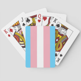 Transgender Pride vlag Pokerkaarten
