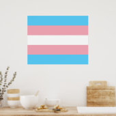 Transgender Pride vlag Poster (Keuken)